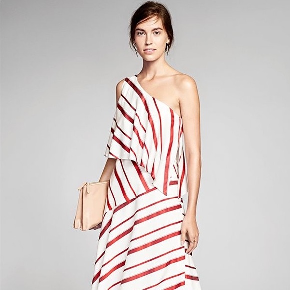 Banana Republic Dresses & Skirts - Banana Republic Striped Asymmetric Dress